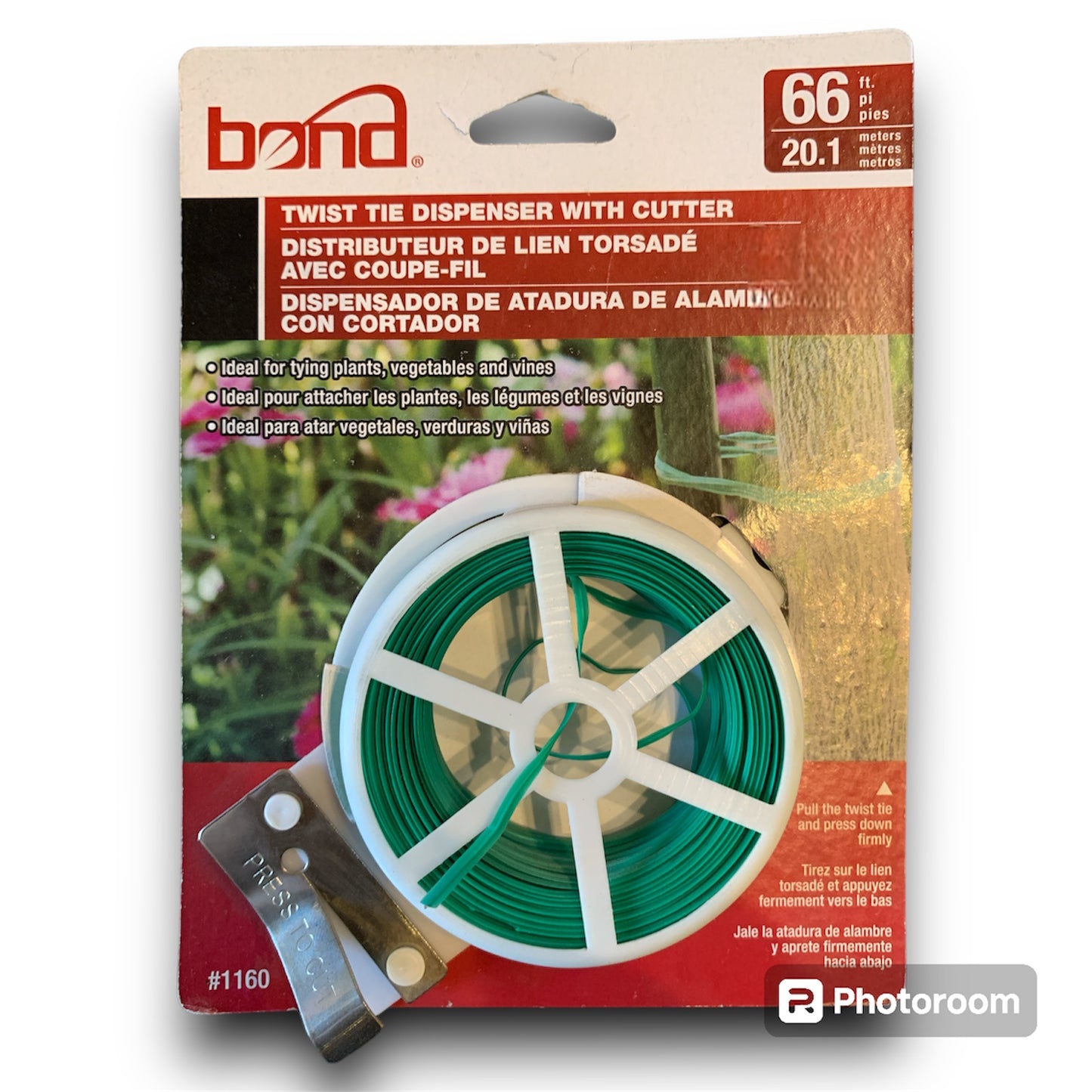 Bond  Plastic Coated Twist Tie Roll