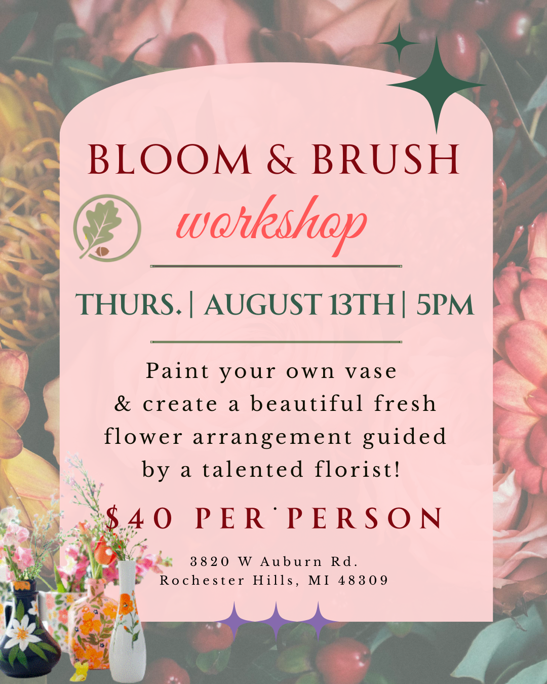Bloom & Brush Workshop